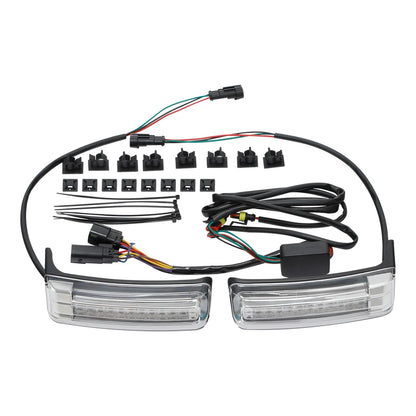 LED Insert Support Run Brake Turn Lights for Harley Touring (2014-2024)