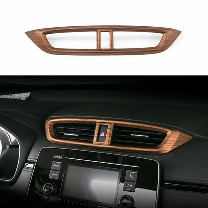 12X Peach Wood Grain Car Interior Cover Trim for Honda CR-V (2017–2022)