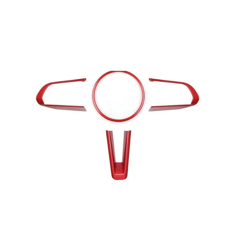 ABS Red Steering Wheel Button Frame Cover Trim for Mazda CX-50 (2023–2024)
