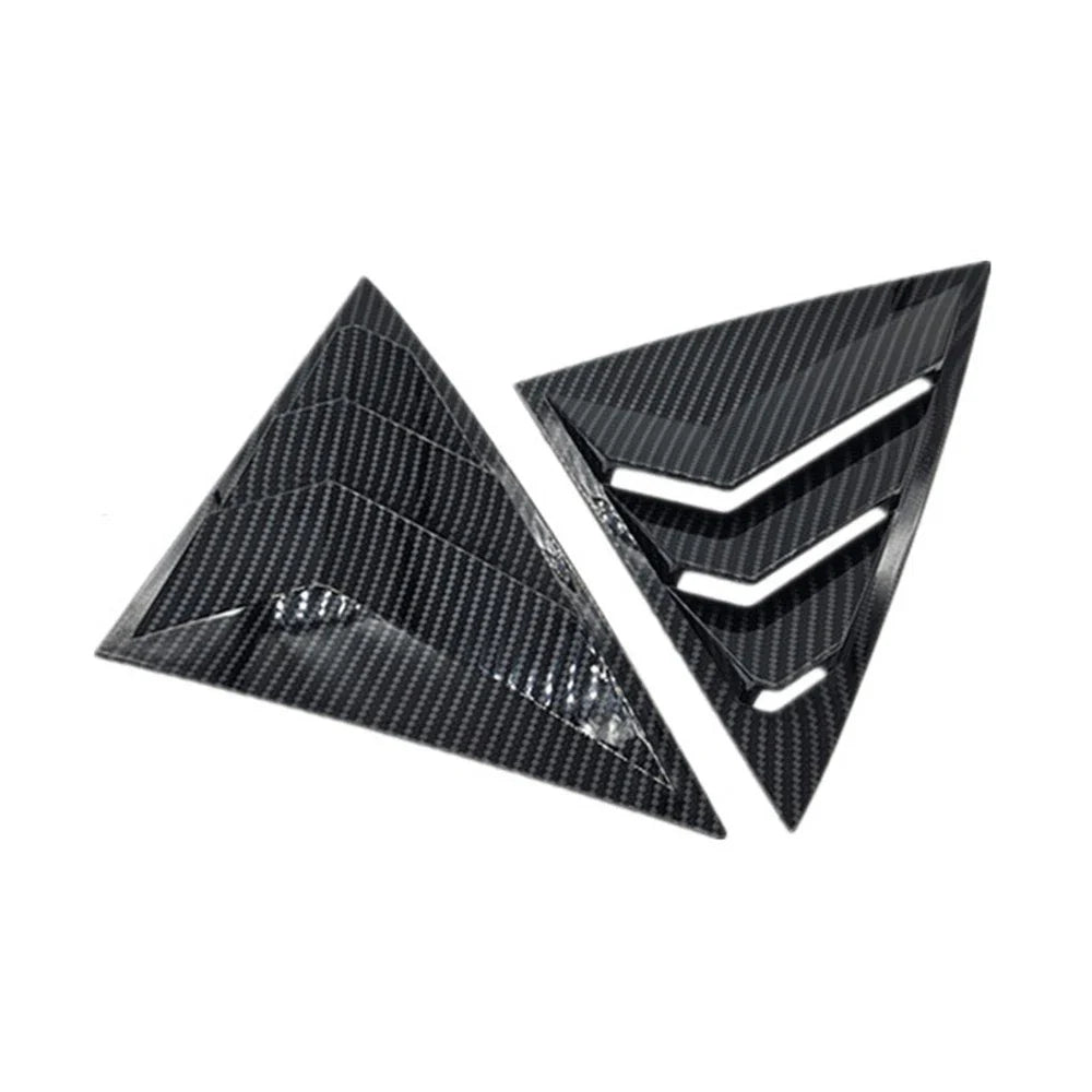 Carbon Fiber Look Side Vent Window Scoop Louvers for Honda Accord (03-07)
