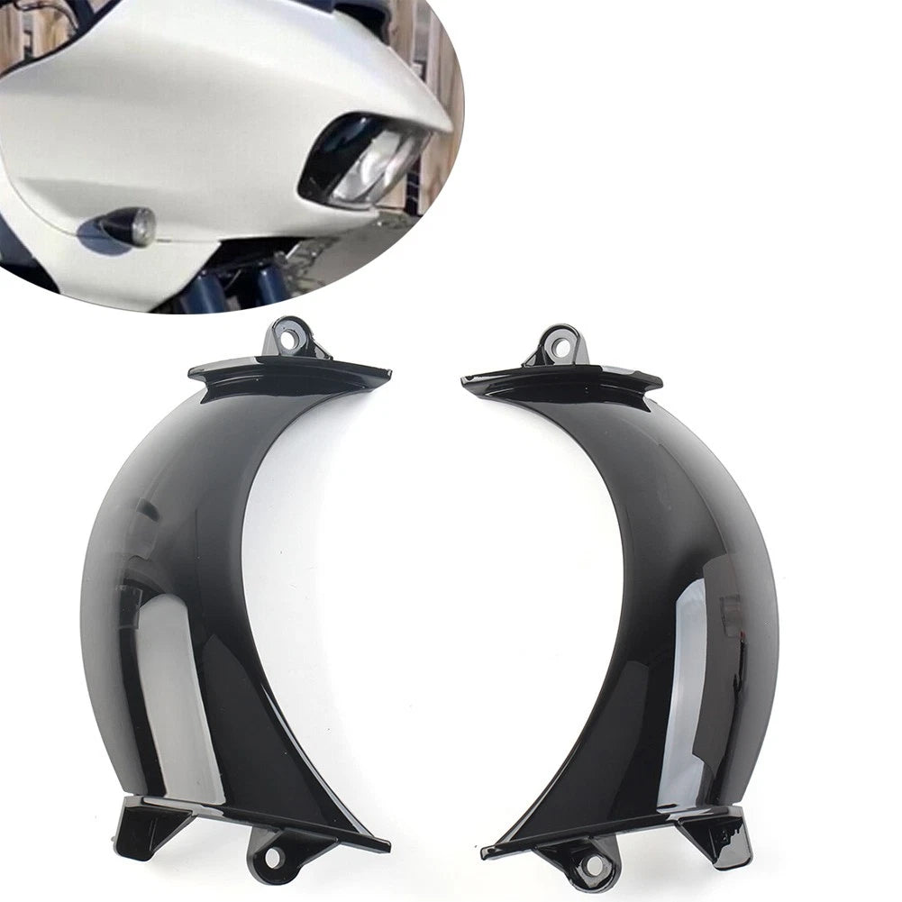 Front Headlight Fairing Vent Block Closure for Harley Road Glide (2015–2023)