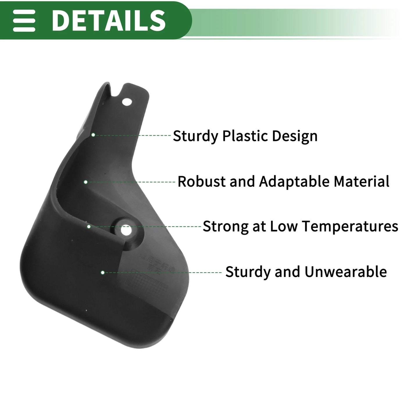 Set of 4 Mud Flaps Splash Guards for Nissan Sylphy (2006–2008)