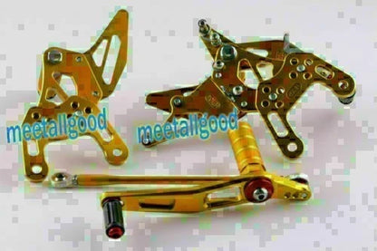 Adjustable Rearset Footpegs Set for Yamaha YZF R1 (2009–2011) 10 Gold
