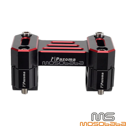 1" Handlebar Riser Extension w/Top Clamp Cover for Harley Pan America 1250 (21-23)