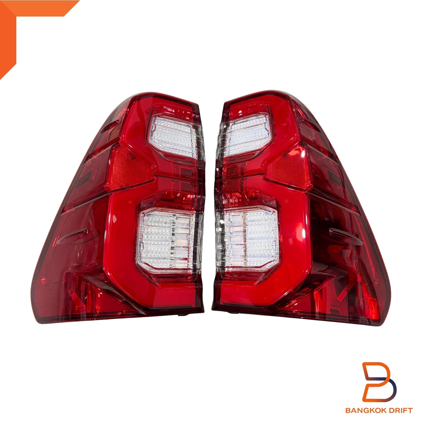 GR LED Red Tail Lamp Light Assembly for Toyota Hilux Ute Revo Rocco (15-24)