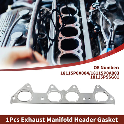 1 Pc Exhaust Manifold Header Gasket for Honda Accord (1994–2002) No. 18115P0A004
