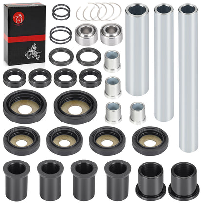 Rear Upper and Lower A-arm Bushing Shaft Kit for Honda Rincon 650 680 (2003–2014)
