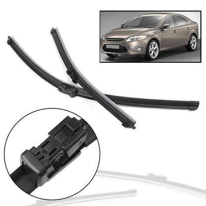 Set of 2 Front 26"/19" Rubber Wiper Blades for Ford Mondeo MK4 (2007–2014)