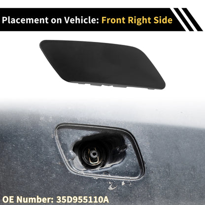 Right Bumper Headlight Washer Nozzle Cover Cap for VW CC (2011–2017) 358