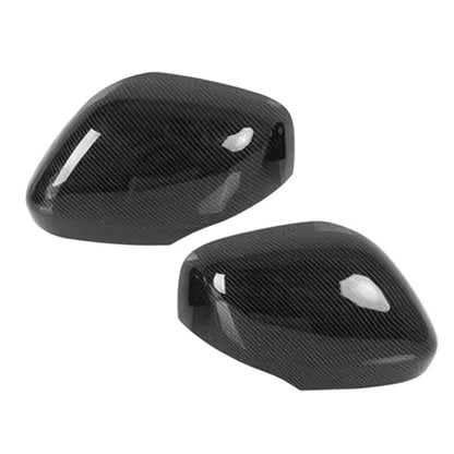 ABS Carbon Fiber Rear View Mirror Cover Trim for Nissan Armada (2017-2023)