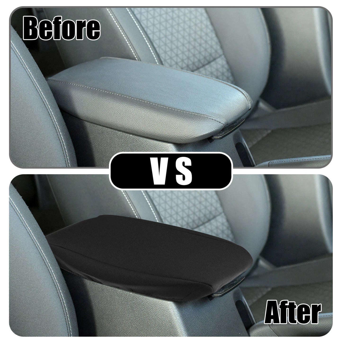 Center Console Armrest Cover for Subaru Crosstrek (2013–2017) Black
