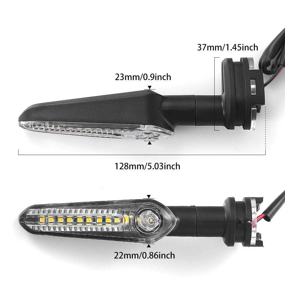 LED Turn Signal Indicator Lights for Yamaha MT07 MT09 Tracer 700 XJ6 FZ6 YZF