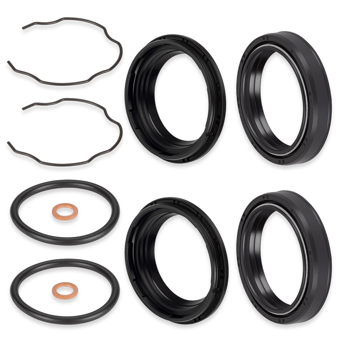 Front Fork Shock Absorber Oil Seal Kit for Suzuki GSX1300R Hayabusa (2008–2024)