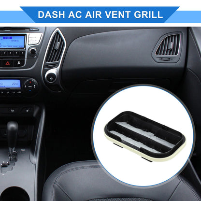 Center Dash A/C Outlet for Ford C-Max Fiesta (2006–2013) ABS Black Vent Panel