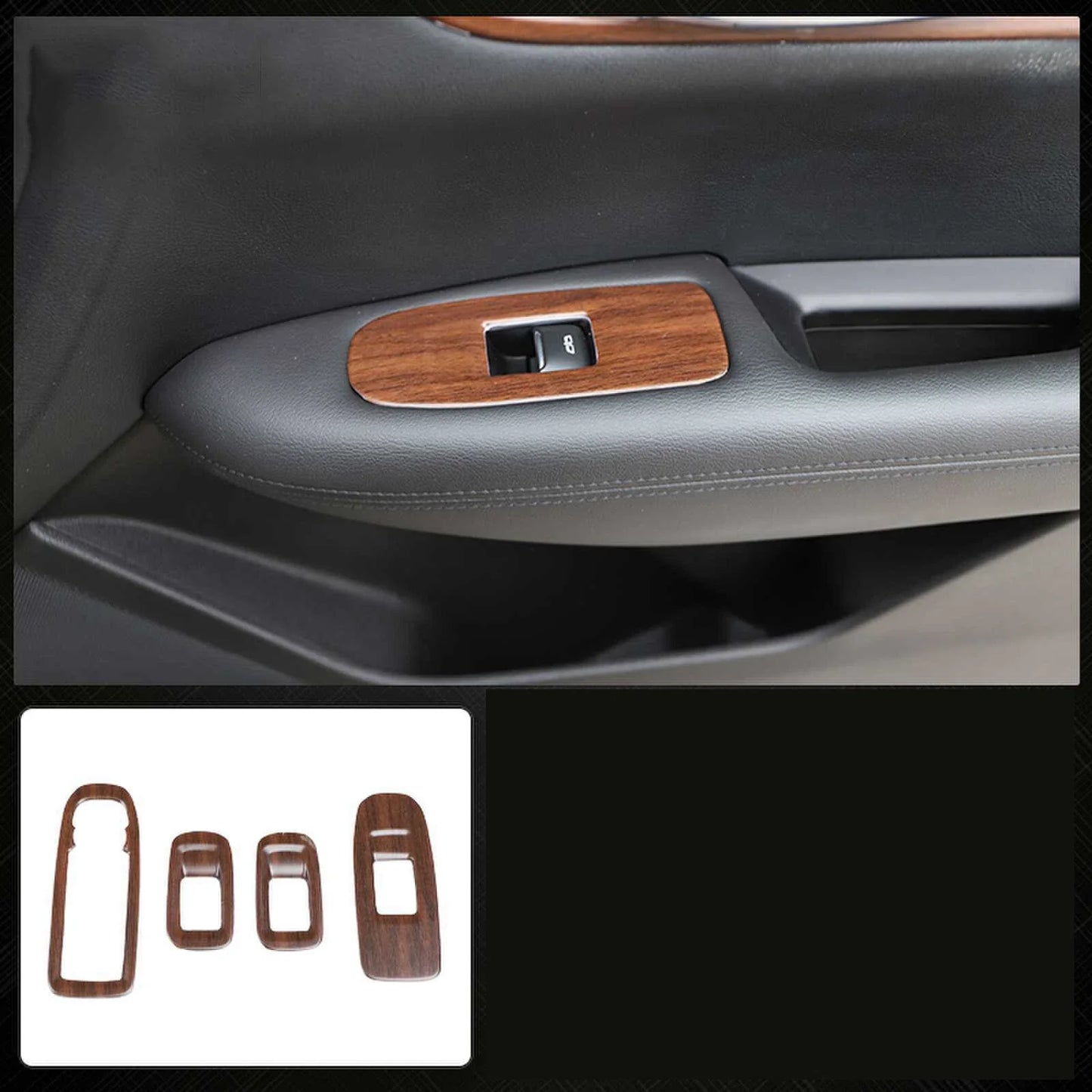 Wood Grain Interior Kit Full Set Car Trim Covers for Cadillac XT5 (2017–2019)