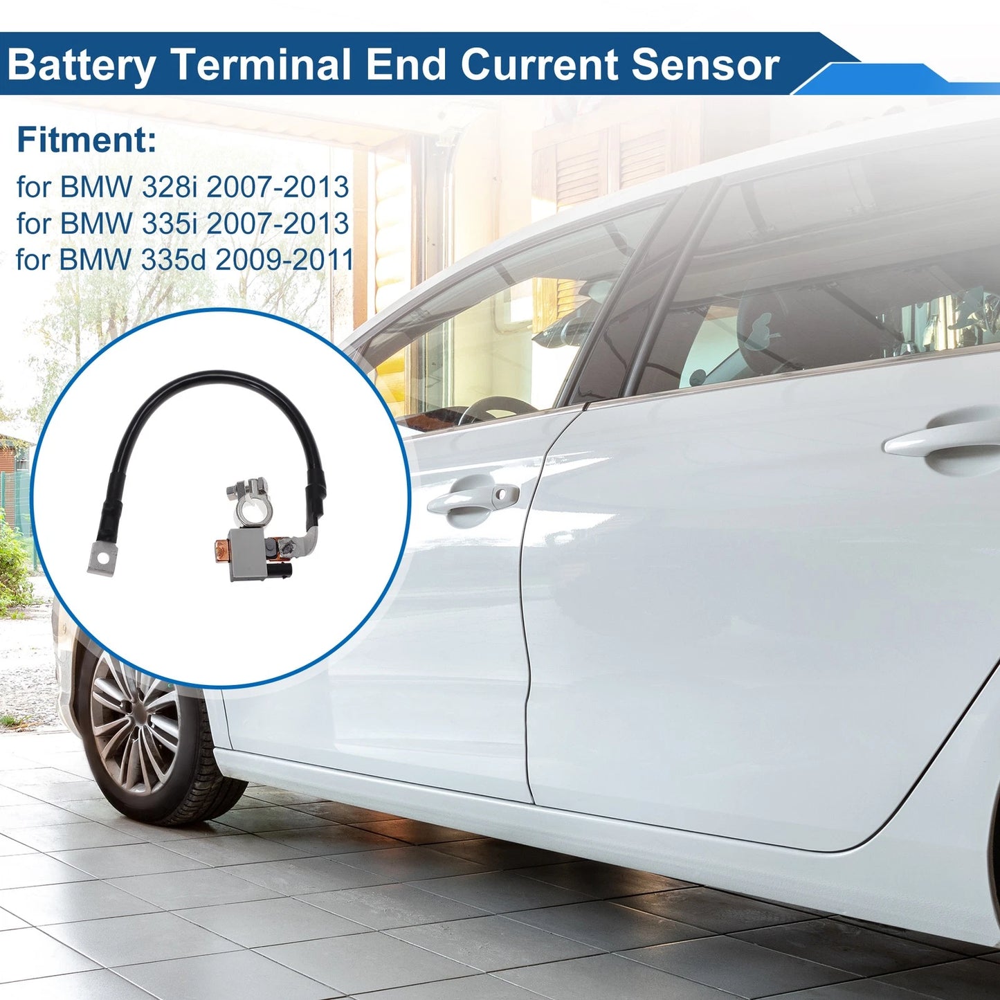 Battery Current Sensor No.61126970685 for BMW 328i (2007–2013) 1 Pc