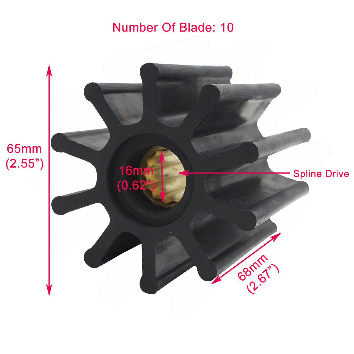 Impeller for Yanmar 6LYM-UTEHD