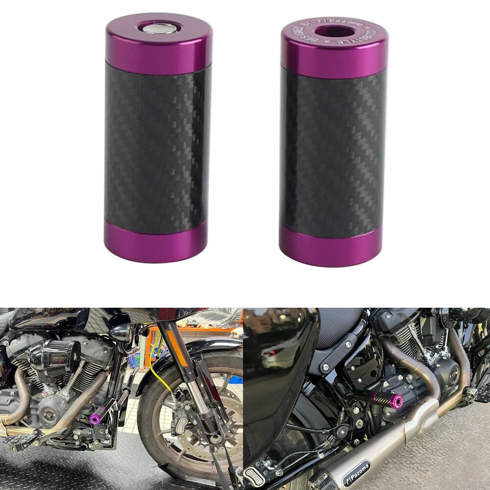 1 1/4" Crash Bar Slider Ends for Harley FLHR FLTR FLHX FLTRU (2008-2023)