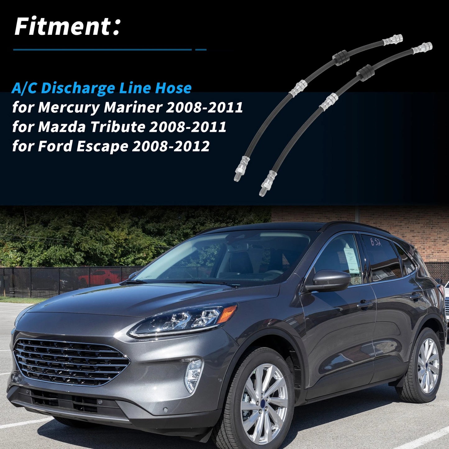 Brake Line Hose Set for Ford Escape (2008–2012) No. 8L8Z2078B/9L8Z2078A