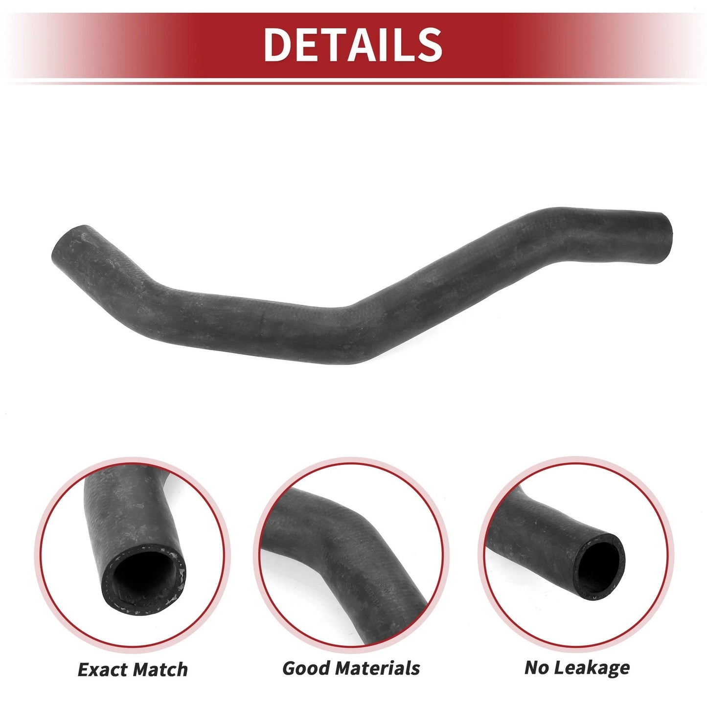 Radiator Hose for Toyota FJ Cruiser 4.0L (2007–2014) No. 16572-31170 Rubber