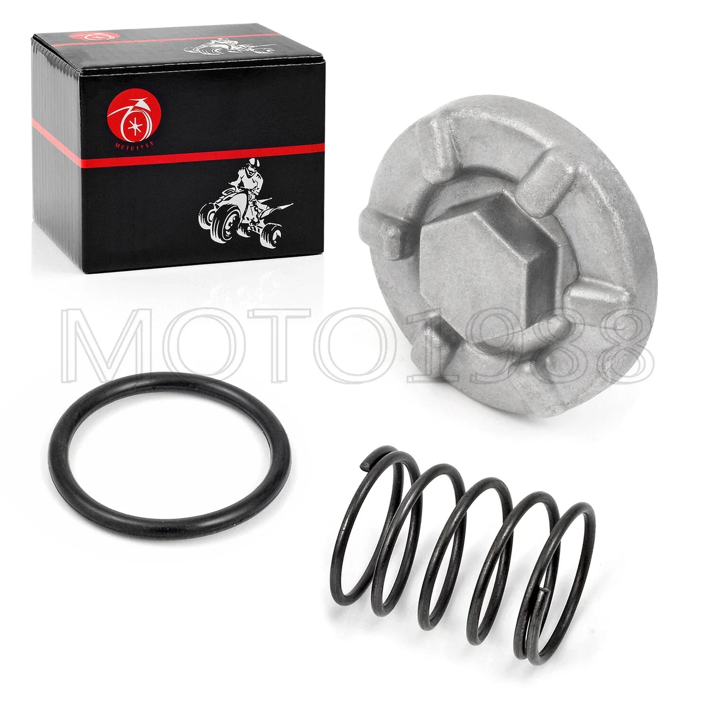 Oil Drain Plug & O-ring & Spring for Yamaha Kodiak Grizzly Rhino (1999–2013)