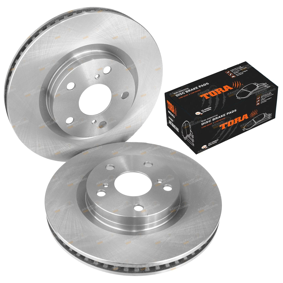 Front Disc Brake Rotors & Pads for Toyota Camry (2010–2017)