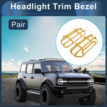 1 Pair Front Left Headlights