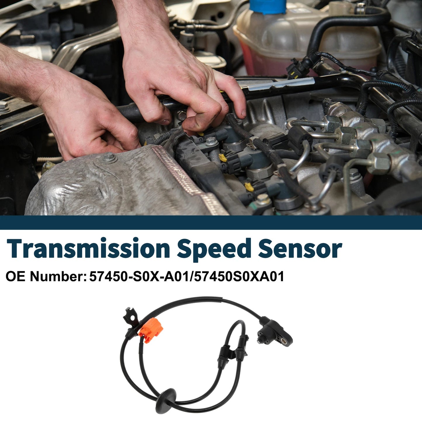 1 Pc Transmission Speed Sensor No.57450-S0X-A01 for Honda Odyssey (1998–2004)
