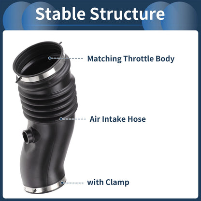 Engine Air Intake Hose for Ford F-250 (No. 696324) Rubber Clamp