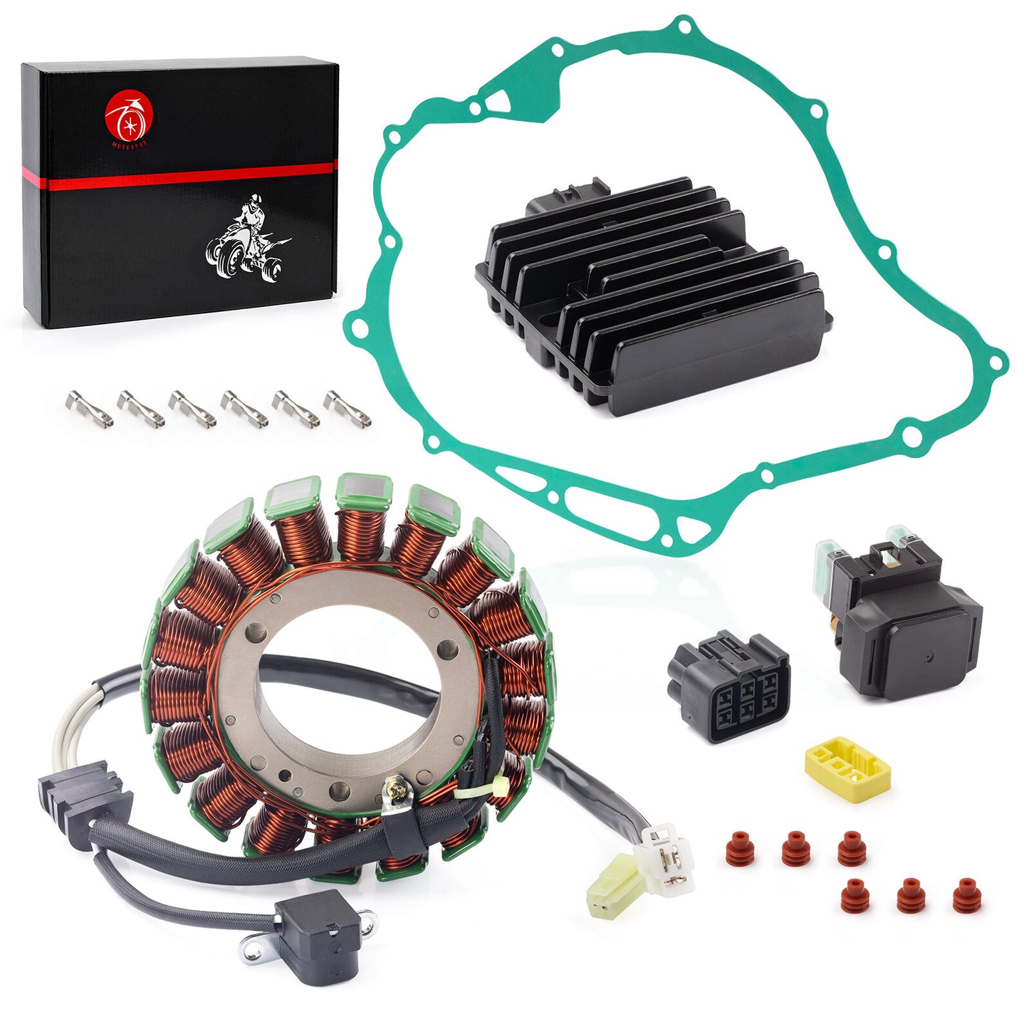 Stator Relay Rectifier Gasket Kit for Yamaha Vstar 1100 (2003–2009)