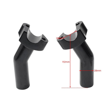 4.5" Pullback Handlebar Riser Top Clamp for Harley 1" Bar