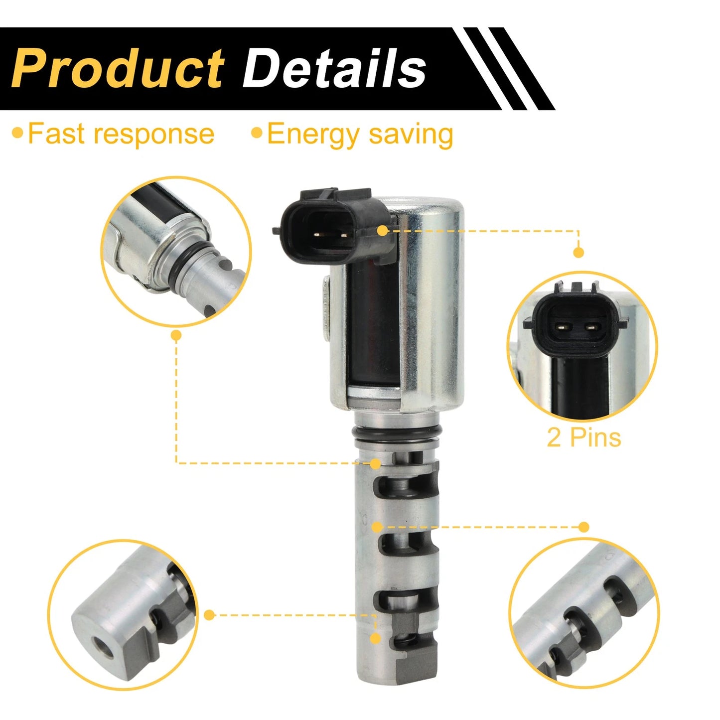Engine Camshaft Oil Control Valve for Toyota Highlander (2002–2010) No. 153400A010