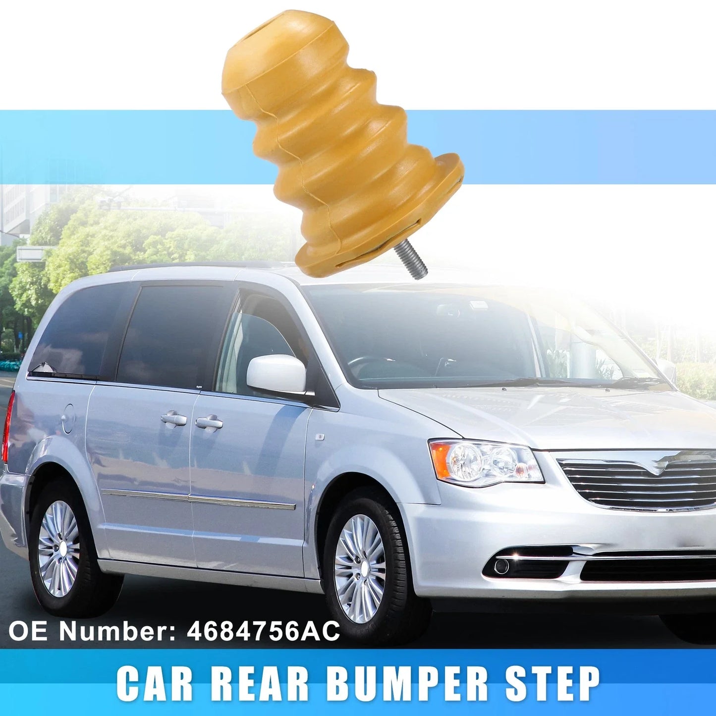 Rear Bumper Step for Chrysler Voyager & Dodge (2001-2003)