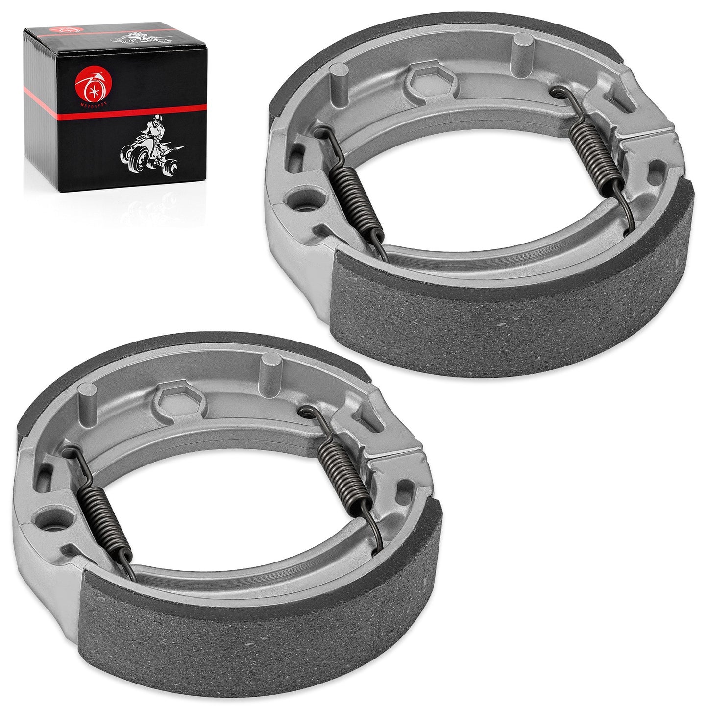 2X Front Brake Shoes & Springs for Yamaha Blaster Grizzly Raptor Timberwolf