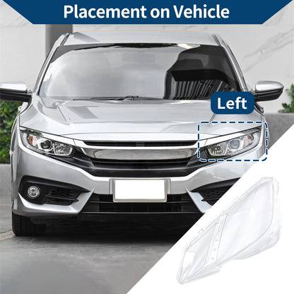 1Pc Headlight Lens Cover for Mercedes-Benz (No. 2078205361)