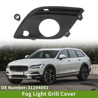 Fog Light Grill for Volvo XC60 (2010–2016) No. 31294051, Black