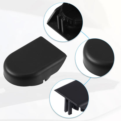 2 Pcs Wiper Arm Nut Cover Cap for Mazda 5, CX-5 (2012–2017) Black