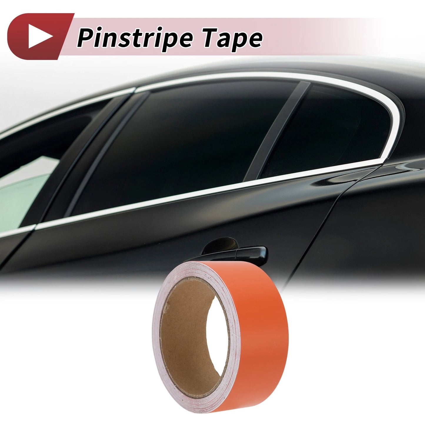 Pinstripe Tape 50mmx10m for Car Motorcycle Boat Matte Orange