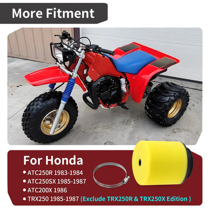 Air Filter Element for Honda FourTrax 250 TRX250 2x4 (1985–1987)
