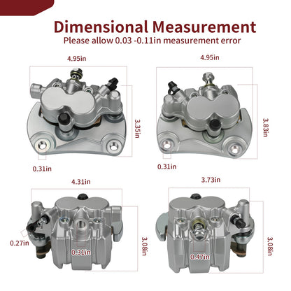 Front Brake Calipers for Can-Am Maverick 1000 (2013–2018)