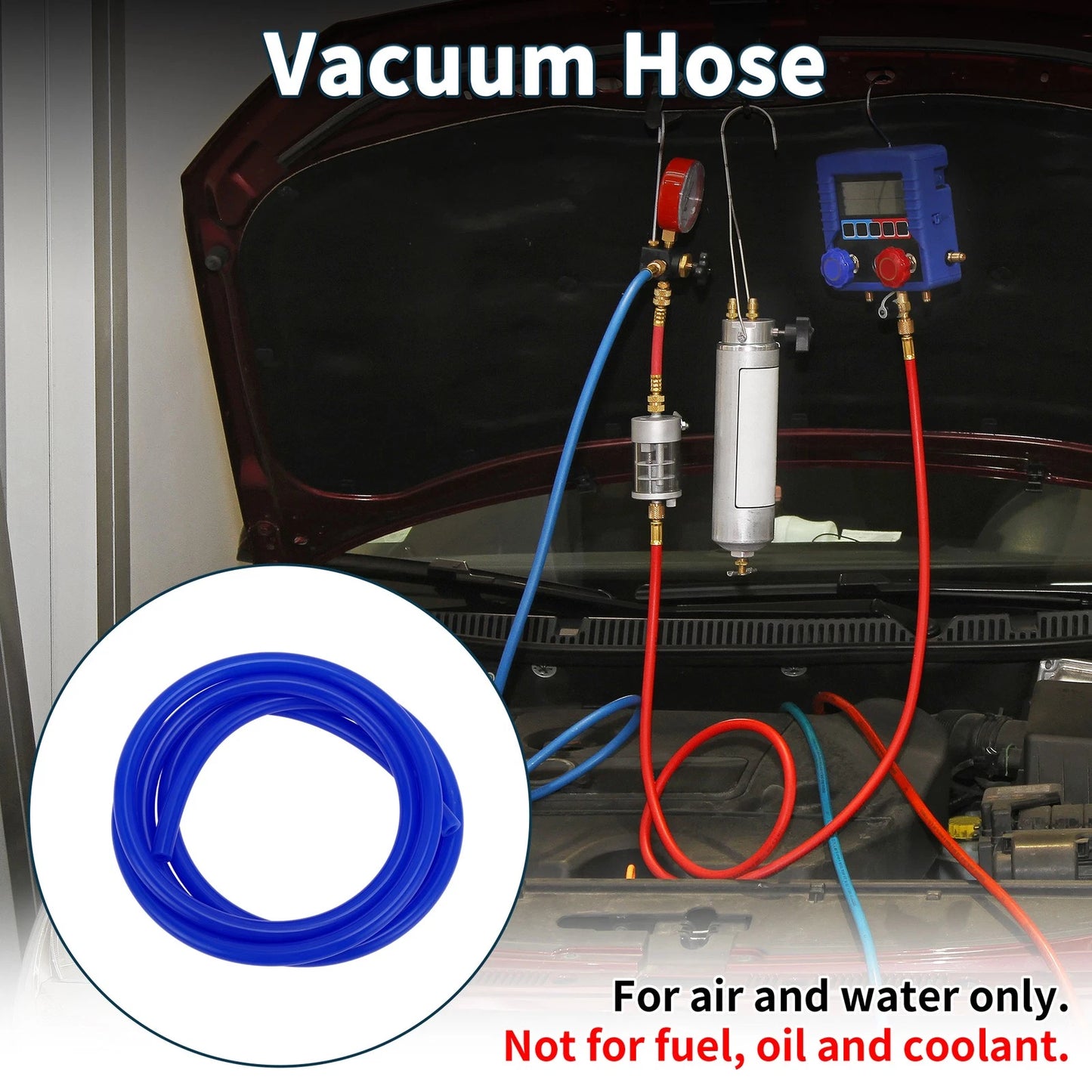 Vacuum Tubing Hose 10ft 10mm ID for Automotive Applications