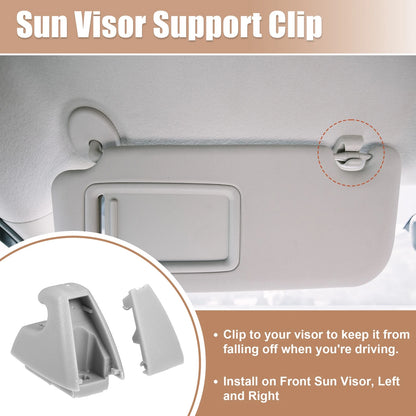 Set of 4 Sun Visor Support Clip Retainers No. 95994975 for Chevrolet Cruze (2011–2016)