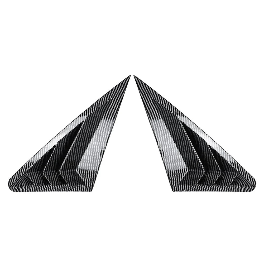 Carbon Rear Window Louver Cover Trim for Audi A3 S3 RS3 Sedan (2014-2020)