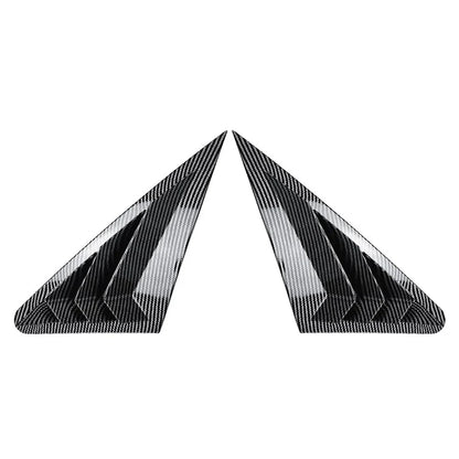 Carbon Rear Window Louver Cover Trim for Audi A3 S3 RS3 Sedan (2014-2020)