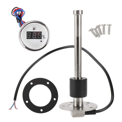 Fuel Sending Unit and Gauge Kit 0-190 Ohm for Boat Car Truck
