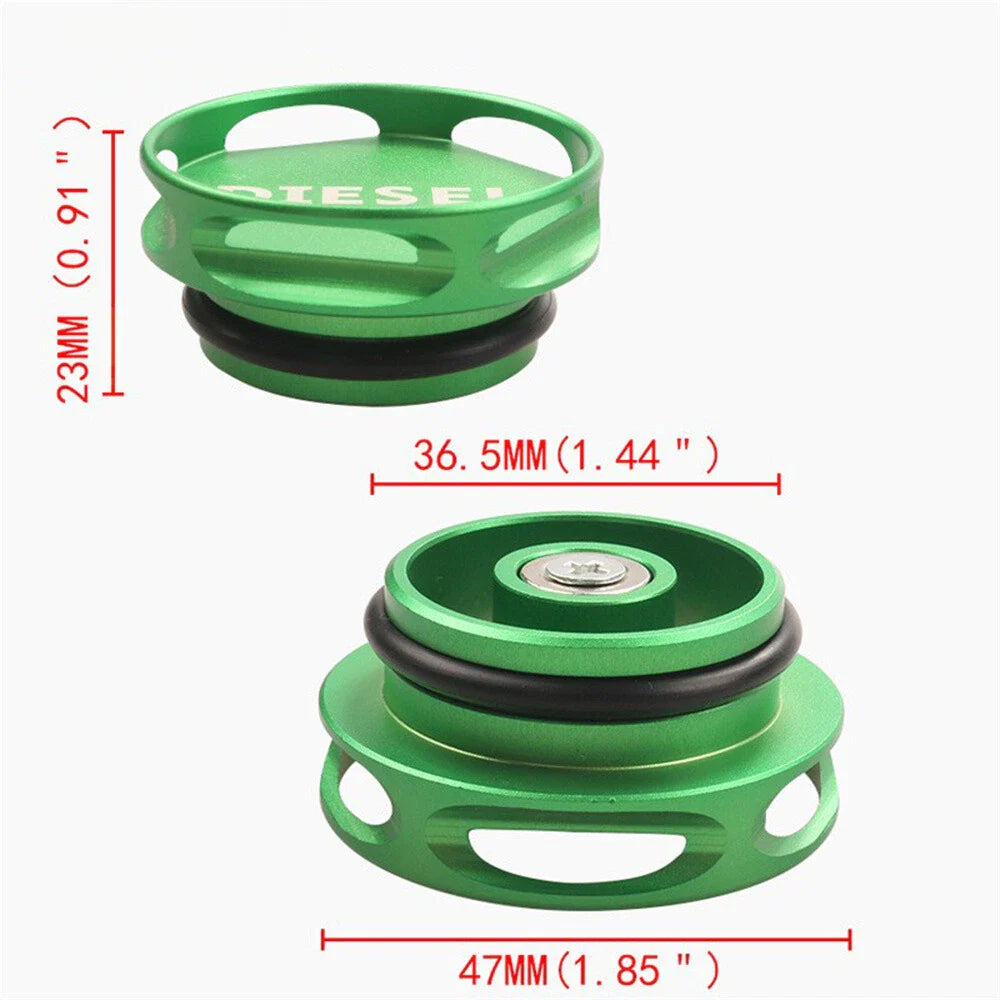 Aluminium Alloy Fuel Filler Cap Gas Tank Cover for Dodge Ram 1500 2500 3500