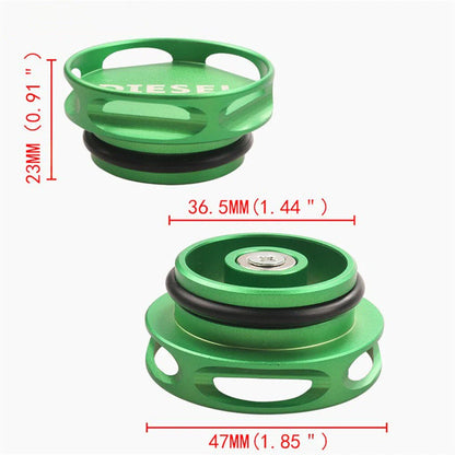 Aluminium Alloy Fuel Filler Cap Gas Tank Cover for Dodge Ram 1500 2500 3500