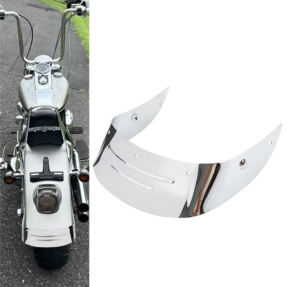 Ribbed Rear Mudguard Trim for Harley Fat Boy Anniversary FLSTFI FLSTF (2000-2017)
