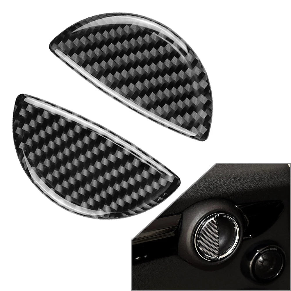Carbon Fiber Door Handle Cover Trim for BMW Mini Cooper R55 R56 R60 F55 (2003–2018)