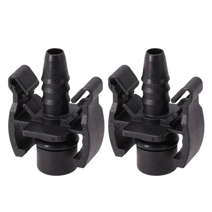 2Pcs Expansion Water Tank Water Hose Straight Connector Accessories for Car